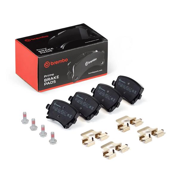 BREMBO P85073 | Fren Balatası Arka (VW Caddy 04-11 Golf 04-14 Audi A3 04-13 Seat Leon 06-13 Skoda Octavia 04-13)