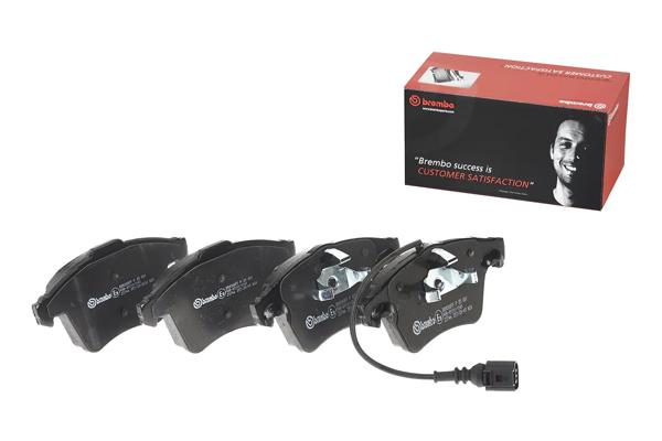 BREMBO P85081 | Ön Fren Balatası Fişli VW T5 - T6 1.9 TDI / 2.0 TDI / 2.5 TDI 2004– (AXB-AXD-CAAB)