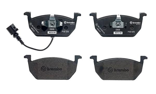 BREMBO P85137X | Ön Fren Balatası-Kablolu-(VW Golf 13- Audi A3 13-16 Seat Leon 13 -)