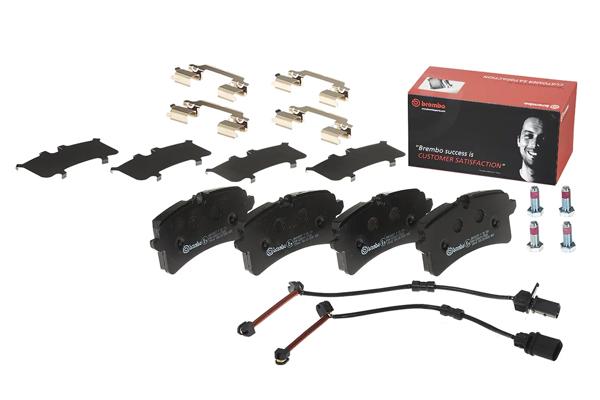 BREMBO P85151 | Fren Balatası Arka Low-Met Audi