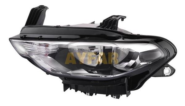 AYFAR 101133 | Sol Far Fiat Egea 2015 - Motorlu Siyah Çerçeveli