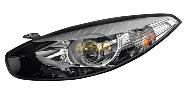 AYFAR 202295 | Far Sol Motorlu Siyah Çerçeveli Mercekli Renault Fluence 2013-> Makyajlı Kasa
