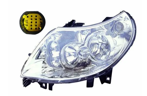 AYFAR 505209 | Far Sol Motorlu Soket 8 Pıns (Fiat: Ducato Maxı / Peugeot: Boxer / Citroen: Jumper 2006-2011)
