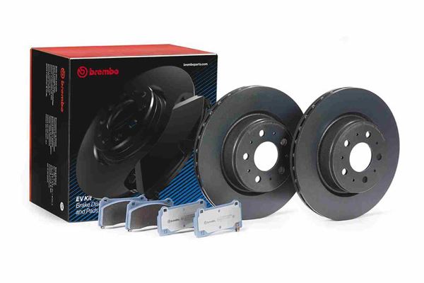 BREMBO KT08001 | Fren Diski Balata Ön Tesla Model 3 5Yj3 2018 >