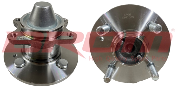 BROM HY61003 | Arka Teker Rulmanı Poryalı Hyundai Accent Era Getz Rio ABS Sız
