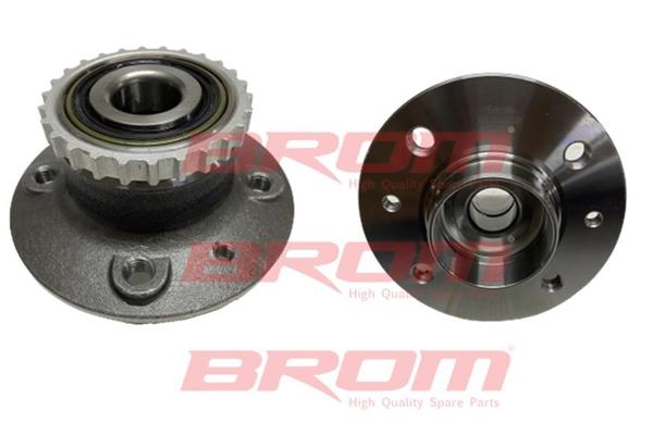 BROM R60080P | Porya Arka Sağ Sol Rulmanlı 4 Bijön Renault Kango 1.5