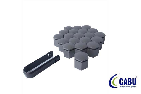 CABU 220664 | Bijon Kapağı Kömür Metalik 22X27mm Astra F-G-H. Corsa B-C-D. Vectra A-B.Zafira B.Omega B 20 Adet 220644