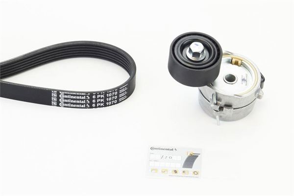 CONTINENTAL CTAM 6PK1070K5 | Alternatör Gergi Kiti 6Pk1070 Corsa F-Crossland-Mokka