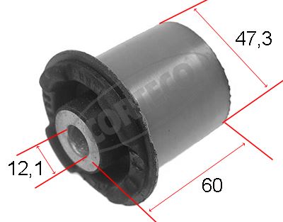 CORTECO 21652926 | Alt Salıncak Burcu Ön Sol/Sağ Opel Astra H Meriva B Zafira A/B