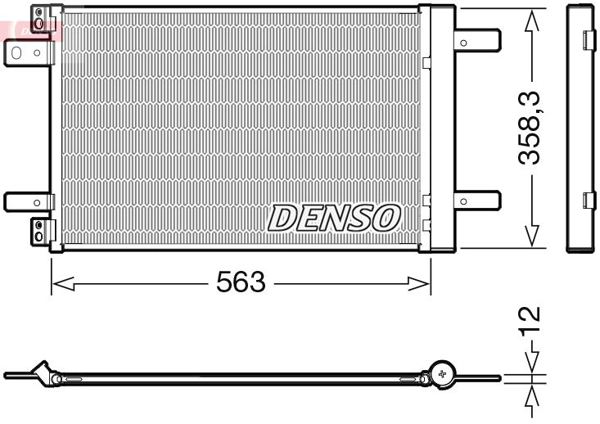 DENSO DCN21032 | Klima Radyatörü Kondenseri Opel Astra L-Grandland