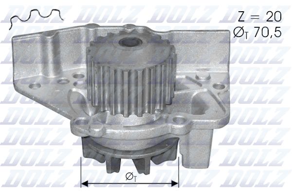 DOLZ C119 | Devirdaim Partner Berlingo 306 406 1.9 Dizel Xud9 94-99