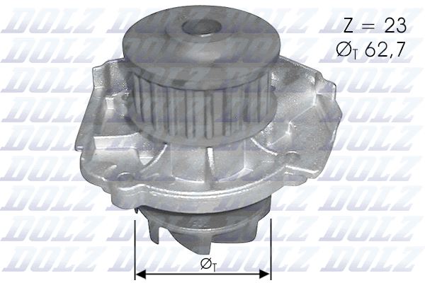 DOLZ S319 | Devirdaim Fiat Brava/Bravo/Doblo/Idea/Marea/Palio/Punto/Albea/Stilo/Musa/Ypsilon/Egea 1.2-1.6 16V 03-