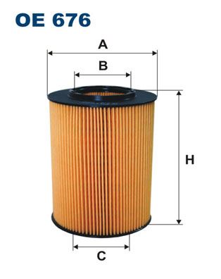 FILTRON OE676 | Yağ Filtresi-Daf / Xf 95-Cf 75-85-95