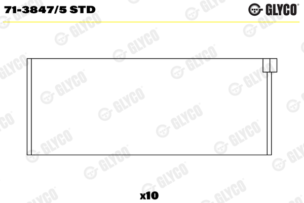 GLYCO 71-38475STD | Kol Yatak VW Transporter T4 LT28 LT35 LT46 2.5 TDI ACV AHD AJT