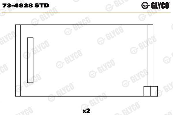 GLYCO 73-4828STD | 73-4828 Std / VW T5 2.5 TDI Axd Eksantrik Mil Yatak 070103673A