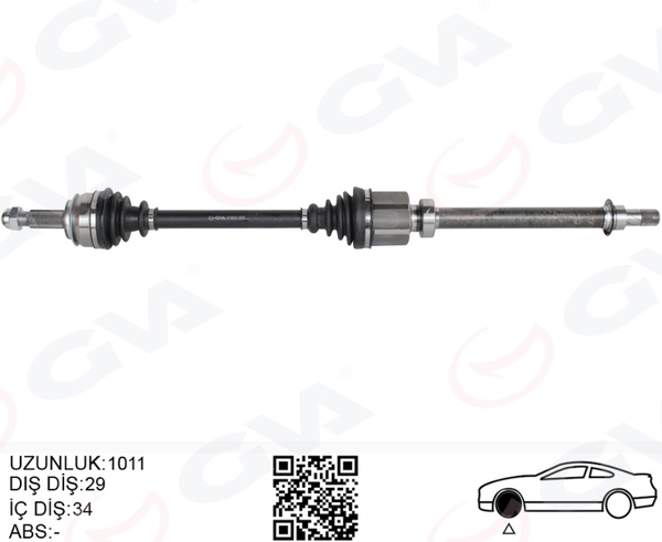 GVA 4419042 | Ön Aks Sağ Renault Kadjar 1.5 DCI A-T 15 -