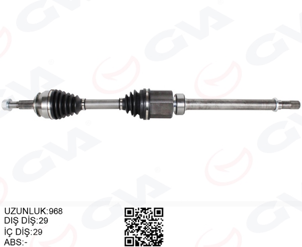 GVA 4499902 | Komple Aks Sağ Nissan Qashqai 1.6L DCI R9m Dizel J11 13-> Otomatik Vites