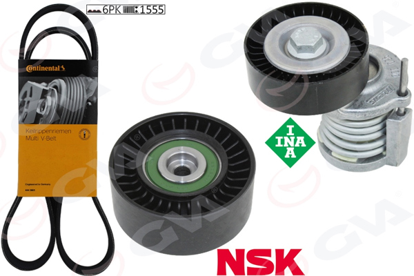 GVA 59A7210OE | Alternatör Gergi Kiti Amarok-Transporter T6 Caaa-Caab-Ccha-Cfca-Caad 2.0 TDI 10-15 6Pk1555