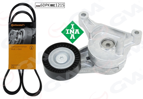 GVA 59A7505OE | Alternatör Gergi Kiti Kütüklü Caddy 04-10 Bjb-Bls-Golf V Bxe-Transporter Axb 1.9 TDI 6Dpk1215