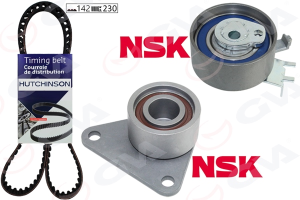 GVA 59T1810H | Eksantrik Gergi Kiti 142X230 Laguna 2.0 16V 95-01-Safrane II 2.0 96-00-Volvo S40 99-04 K015509xs