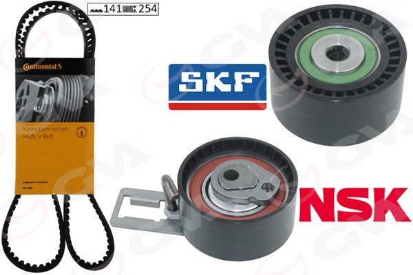 GVA 59T4325C | Eksantrik Gergi Kiti 141 Diş P207- P208-P301-P308-P508-P2008-P3008-P5008