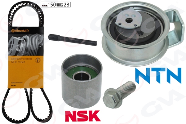 GVA 59T7525 | Triger Seti 150X23 Passat1.8T 01-05 2.0 01-05-A4-A6 1.8T Bfb-Awm-Awt-Alt K035491xs Kütüksüz