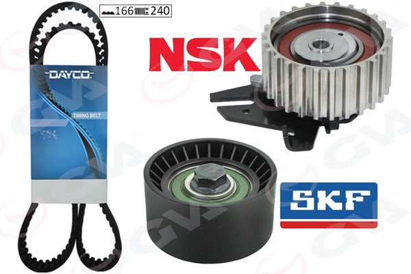 GVA 59T9972 | Eksantrik Gergi Kiti 166X240 Alfa Romeo 145 146 1.6İe 16V 96-01 156 1.6 16V 97-05 K015469xs