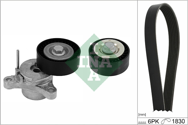 INA 529044810 | Alternatör Gergi Kiti 6Pk1830 Kayış Insignia A-Insignia B-Antara-Zafira C 2.0 B20dth-D20dth-Dtj