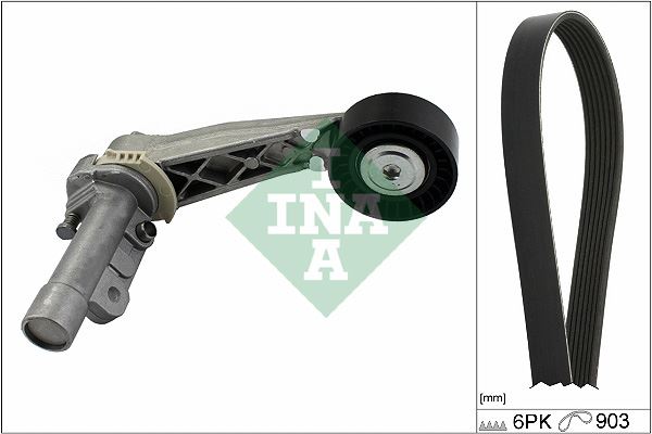 INA 529050410 | Alternatör Gergi Kiti P207-P208-P308-P508-Rzc-P2008-P3008-P5008-Partner-Berlingo-C3-C4-C5-Ds3-Ds4-Ds5 1.4-1.6 VTI-Thp Ep3-Ep6