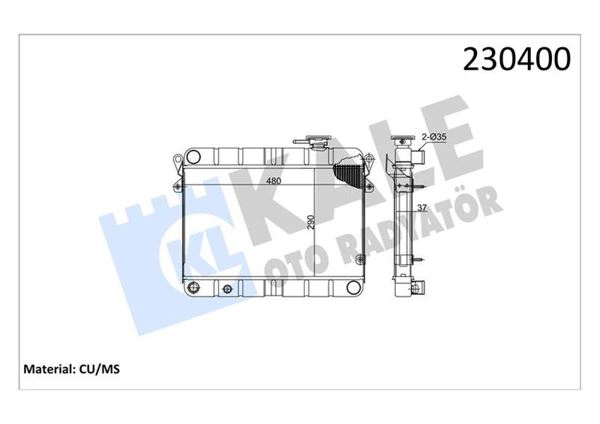 KALE 0101083PS | Radyatör 3 Sıra Super M131