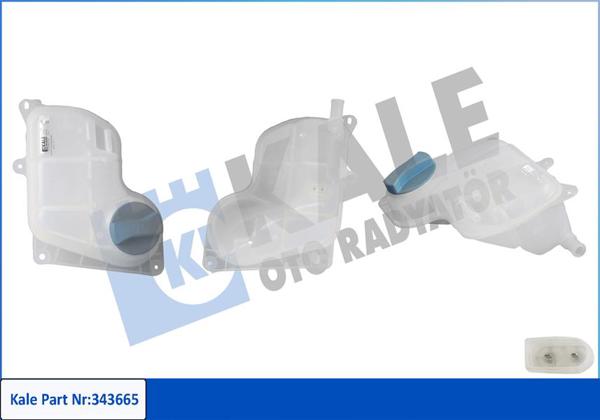 KALE 343665 | Genleşme Kavanozu + Kapak Passat-Aı.A4-A6 *P.H**