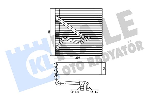 KALE 350090 | Evaporator 04-Golf.V.VI-Jetta-Passat-Octavia-Leon-A3