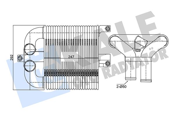 KALE 350945 | Turbo Radyatörü Isuzu D-Max Tfr Tfs 2.5 Ditd 3.0 Ditd 03-12