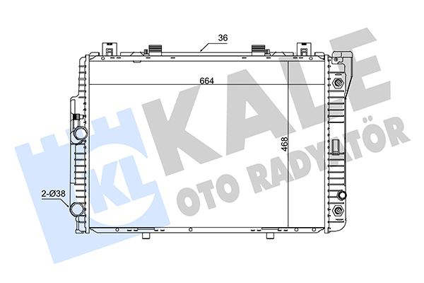 KALE 351500 | Su Radyatörü W140 M104 91-98