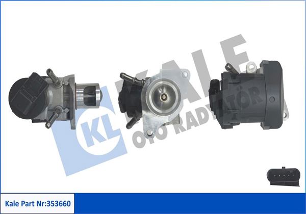 KALE 353660 | EGR Valfi 07-1-Seri (E81-E87-F20) 3-Seri (E90-E91-F30-F80) 5-Seri (E60-E61-F07-F10-F11) X1-X3-X5-X6