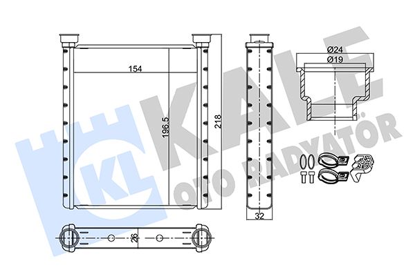 KALE 355720 | Kalorifer Radyatörü 13 > A-Seri (W176) B-Seri (W242-W246) Gla Seri (X156)