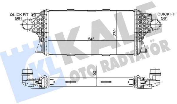 KALE 375920 | Turbosarj Radyatörü (Om642) X166 15 > 19 W166 15 > 18 C292 15 > 19