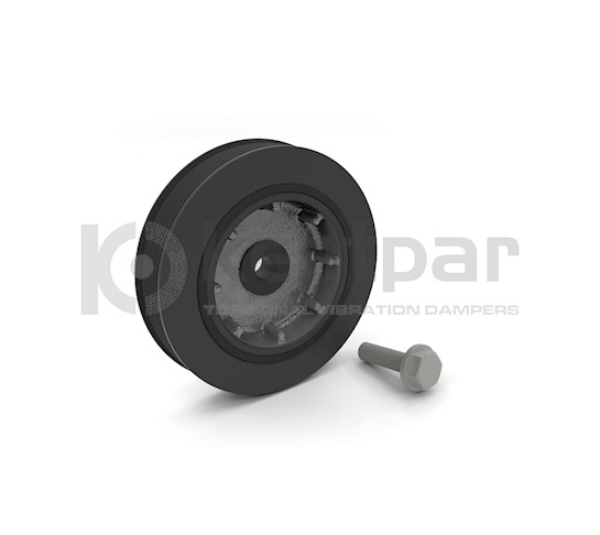 KENTPAR 152 K108 1S | Krank Kasnağı Kit Ürün Clio I Clio II Megane I Symbol I Kangoo R19 1.9 D + 1 Adet Özel Civata