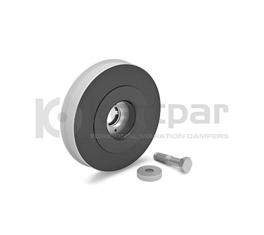 KENTPAR 152K1251S | Krank Kasnağı + Civata 00-04 Partner-Brl-307-406-C5-Exp-Jpy-Scd 2.0Hdi (Ø=161)