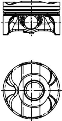 KOLBENSCHMIDT 40420600 | Piston Segman Std 84,00mm BMW N43B20A E87 E90 E92 E93 E60 07-13
