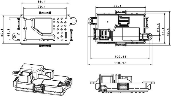 MAHLE ABR 67 000S | Klima Salterı Mercedes W204 A207 W212 C218