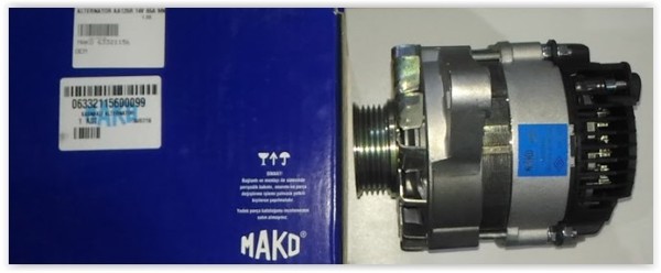 MAKO 63321156 | Alternatör Aa125r 14V 65A Mk2b D Klimalı Dk SLX Hidrolik Direksiyon