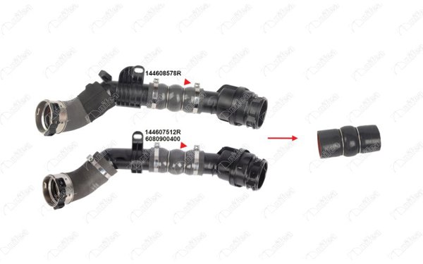 NIFEA 11074 | Turbo Hortumu Plastik Boru Hariç 2 Kat Polyester Kullanılmıstır Dacia Dokker Duster Sandero Mercedes