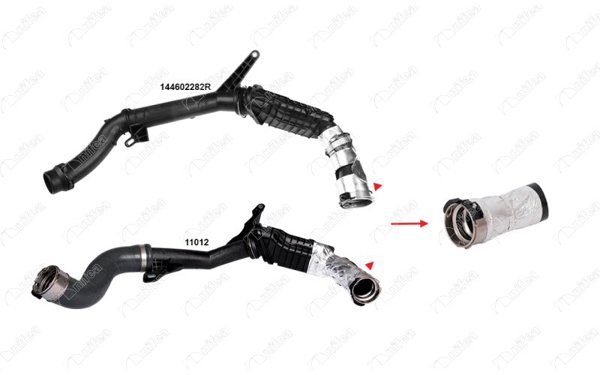 NIFEA 11193 | Turbo Hortumu Küçük Plastik Parca Hariç Dokker / Lodgy / Logan II / Sandero II / Duster / Clio IV 1.