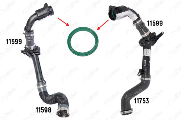 NIFEA 11484 | Turbo Boru Contası | 5 Adet