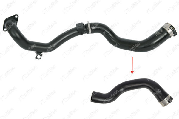 NIFEA 13116 | Turbo Hortumu Plastik Parca Hariç Egea / 500 L 1.3 Multijet