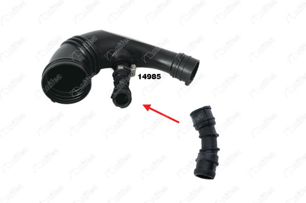 NIFEA 14945 | Turbo Borusu Hortumu Fiat Doblo/Fiorino/Idea/Punto/Pratico/Egea, Alfa Mito, Lancia Musa/Ypsilon 1.3 Mjet 10>