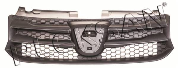 PLEKSAN 2242 | Ön Panjur Siyah Dacia Logan MCV Sandero II Stepway 2013 - | 2 Adet