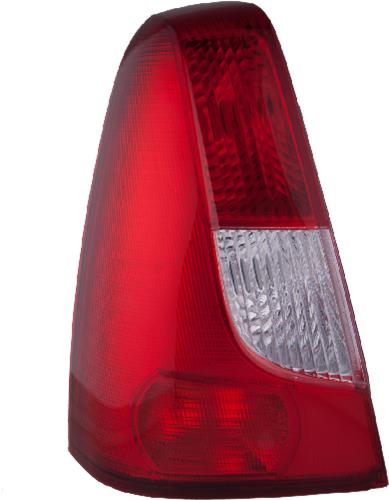 PLEKSAN 2281 | Stop Lambası Sol Duysuz Kırmızı Reflektorlu (Dacia: Logan Ym)