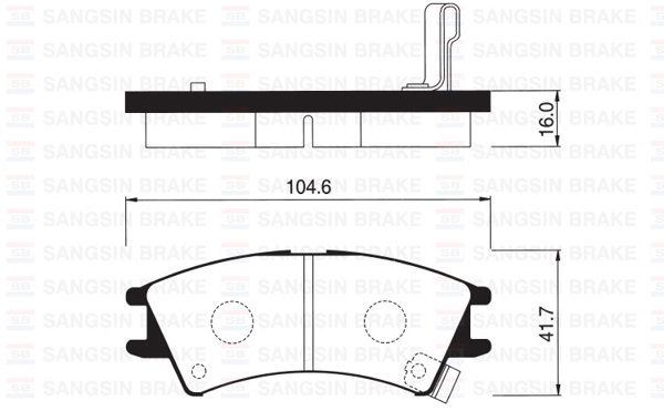HI-Q SP1096 | Fren Balatası Ön Atoz Benzin 1998-2005